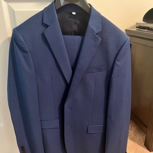 Navy blue Mens Express suit new with tags